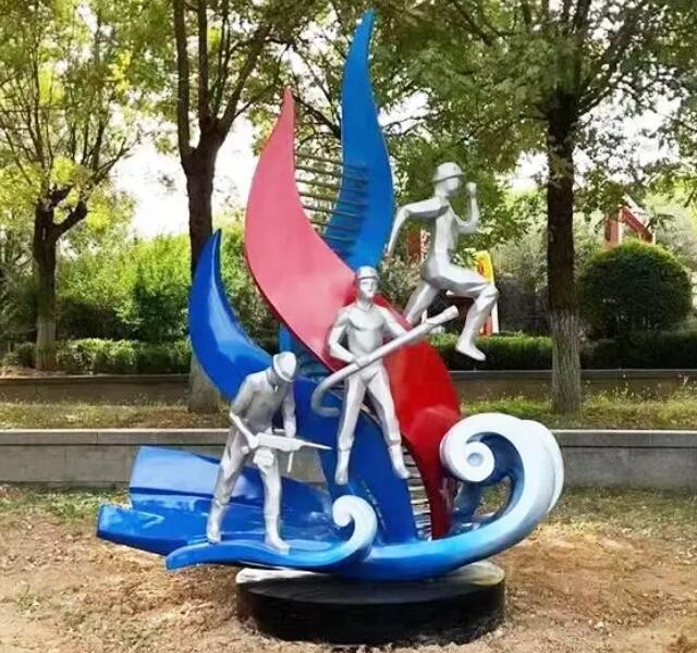 不銹鋼消防主題雕塑給人們帶來的影響？